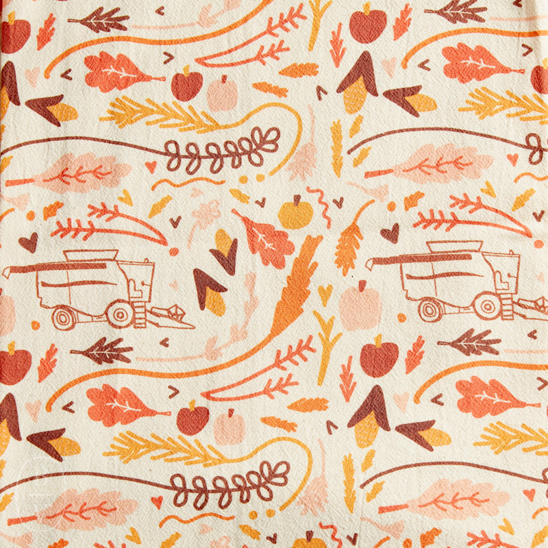 Doe A Deer HARVEST FULL PATTERN FLOUR SACK TOWEL