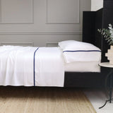 Pom Pom At Home LANGSTON BAMBOO PILLOWCASE SET OF 2 Navy