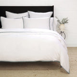 Pom Pom At Home LANGSTON BAMBOO SATEEN SHAM Ocean Euro