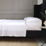 Pom Pom At Home LANGSTON BAMBOO PILLOWCASE SET OF 2 White