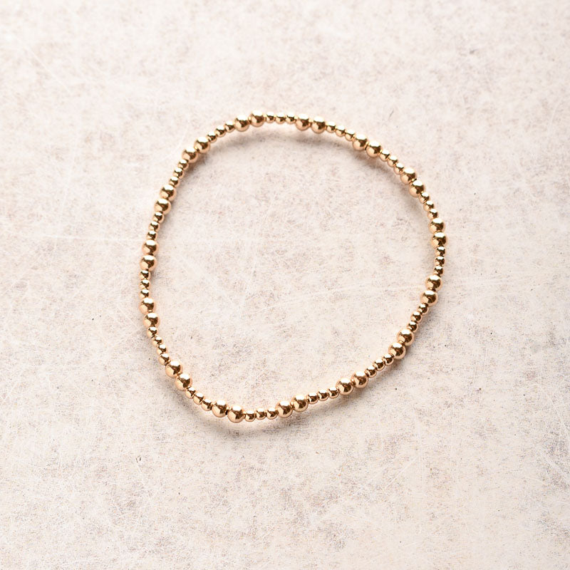 eNewton Design TOGETHER BRACELET Gold 3mm
