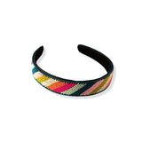 Ink and Alloy STEVIE BEADED HEADBAND Rainbow