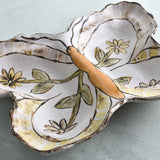 Etta B Pottery SPRINGTIME BUTTERFLY DISH