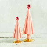 Cody Foster PETITE PLEATED GLASS TREE WITH BALL TOPPER