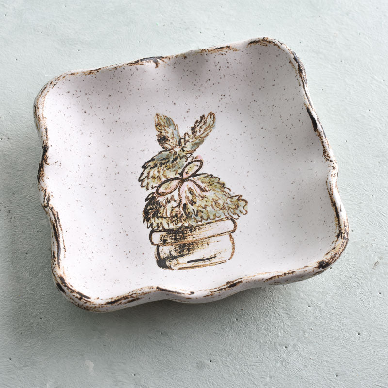 Etta B Pottery TINY TOPIARY DISH