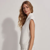 Varley LORETTA HALF ZIP SLEEVELESS SWEAT