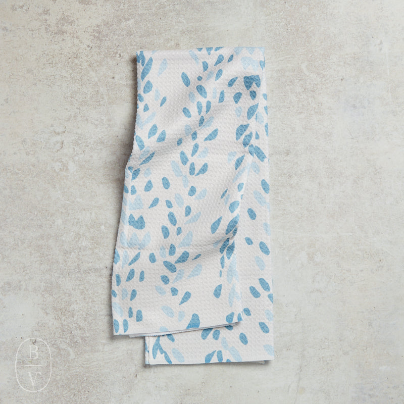 Geometry REEDS PRINTED MIDDAY TEA TOWEL