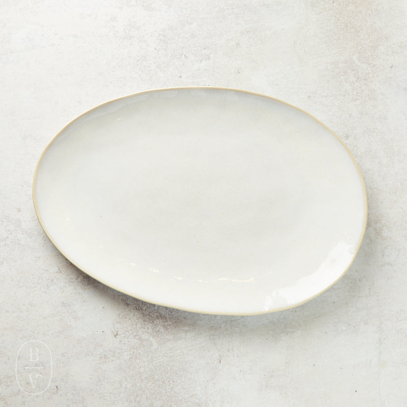 Casafina by Costa Nova BRISA OVAL PLATTER Branca