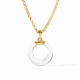 Julie Vos MADISON STATEMENT PENDANT Clear Acrylic