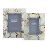 Two's Company NATURAL AGATE PHOTO FRAME