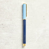 Mary Square SNAP CAP COLORBLOCK PEN Blue