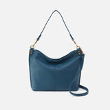 Hobo PIER SHOULDER BAG Pebbled Leather Peacock Feather