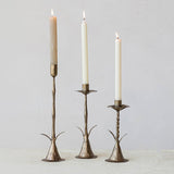 Creative Co-op METAL FLOWER SHAPED TAPER HOLDER