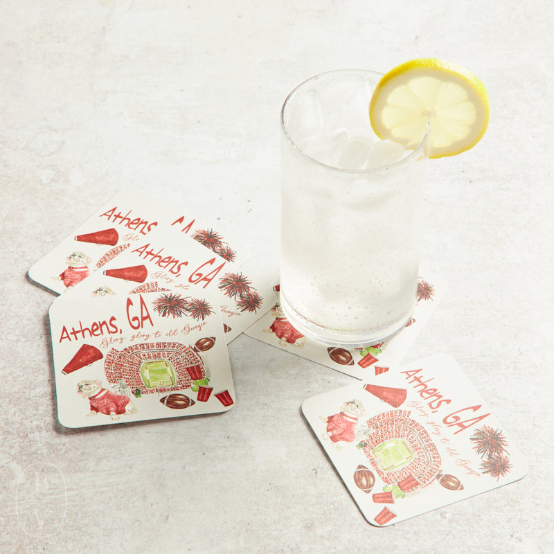 French Graffiti GAMEDAY PAPER DRINK COASTER