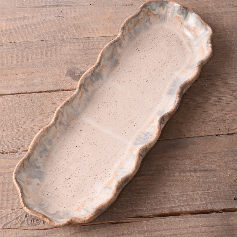 Etta B Pottery SNACK TRAY Oasis