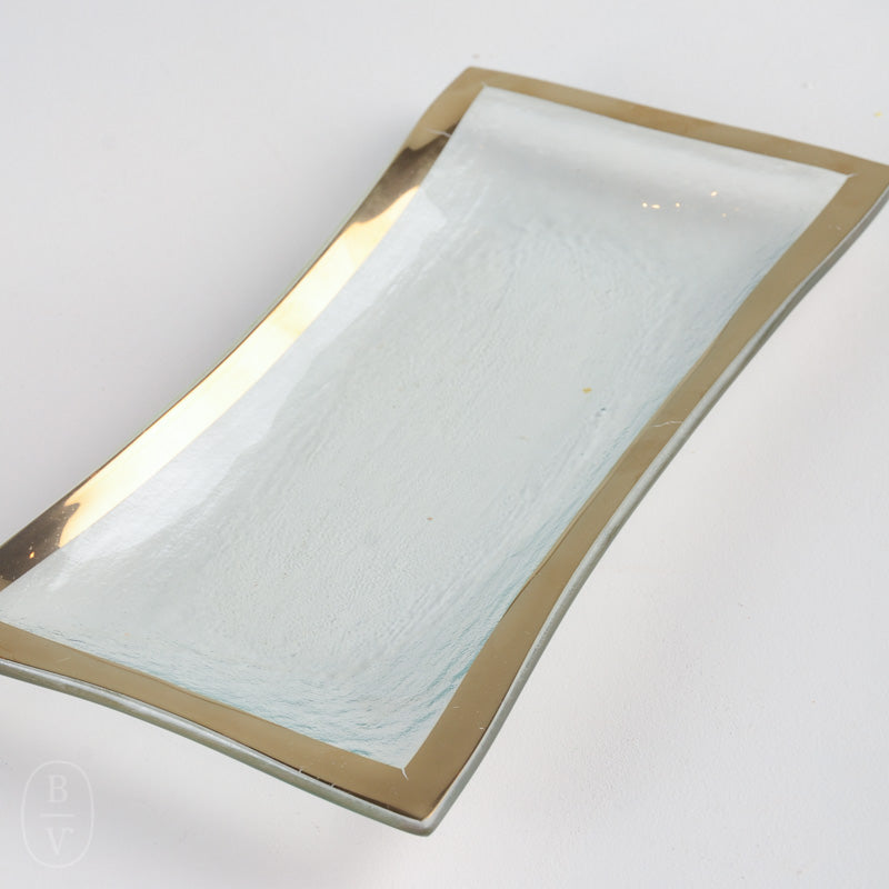 Annieglass ROMAN ANTIQUE OLIVE TRAY