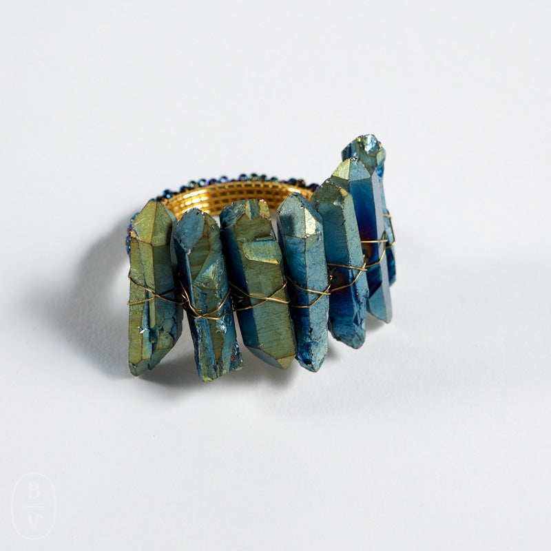 Kim Seybert RADIANT NAPKIN RING Midnight