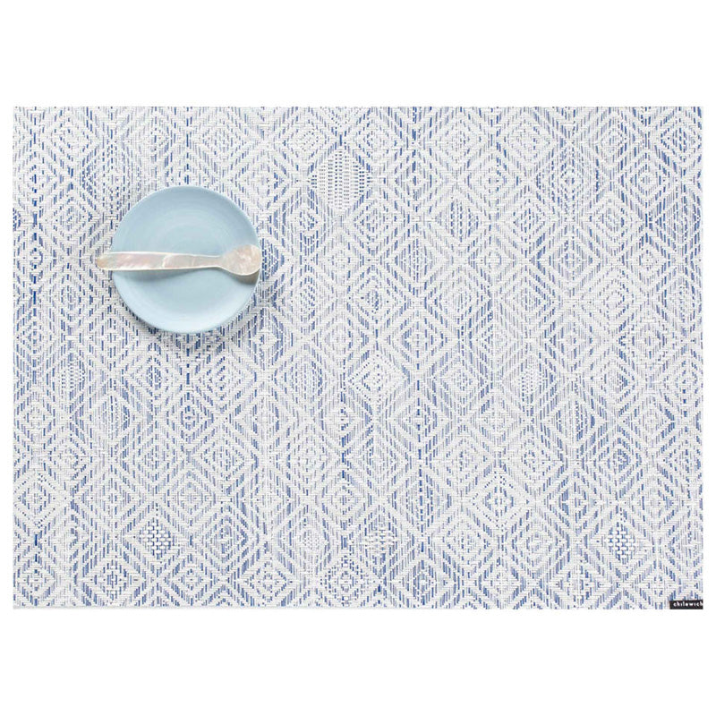 Chilewich MOSAIC RECTANGULAR PLACEMAT Blue