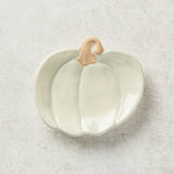 Mudpie PUMPKIN TIDBIT PLATE Soft Blue