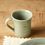 Simon Pearce BELMONT MUG Crackled Celadon