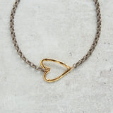 CV Designs SIDE HEART NECKLACE - CVNSWH