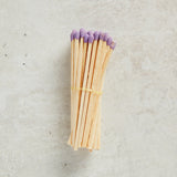 Creative Co-op BRIGHT MULTICOLOR SAFETY MATCHES Purple