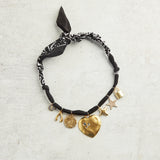 CV Designs BANDANA MULTI CHARM NECKLACE