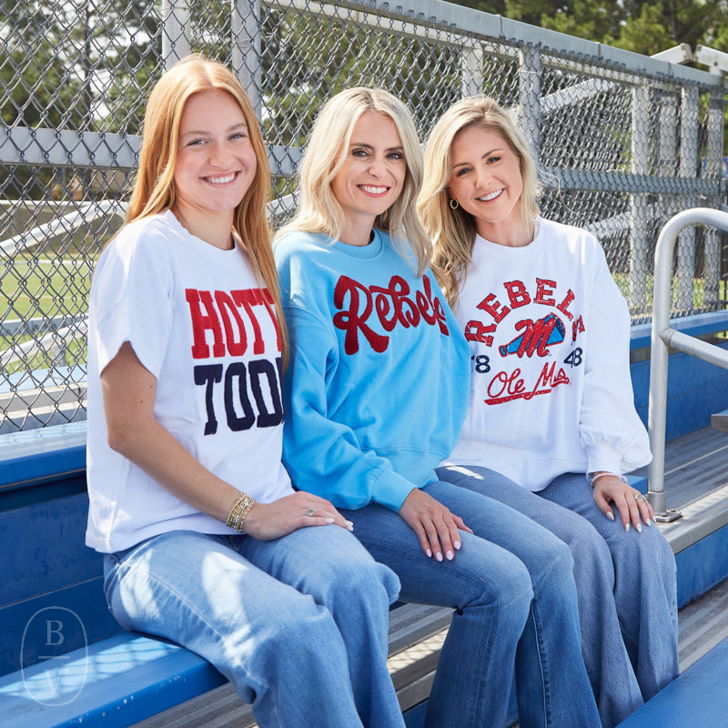 Stewart Simmons THE REBELS VARSITY SWEATSHIRT