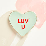 One Hundred 80 Degrees CONVERSATION HEART PLATE Luv U