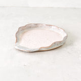 Etta B Pottery RUFFLED SPOON REST Oasis