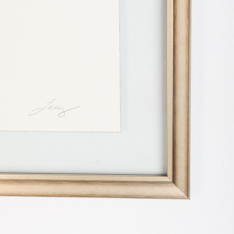 By Lacey MEDIUM FLOATED FRAMED FEATHER PAINTING - SERIES 10 NO 2