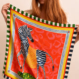 Mimi Miller Art ZEBRA SCARF