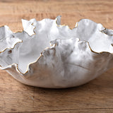 Dixie Pottery 5 POINTS SYBIL BOWL WITH 24K GOLD LUSTER RIM 1