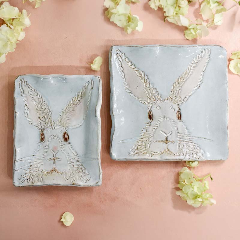 Dixie Pottery BUNNY TRAY