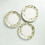 Etta B Pottery MOSAIC WREATH SALAD PLATE