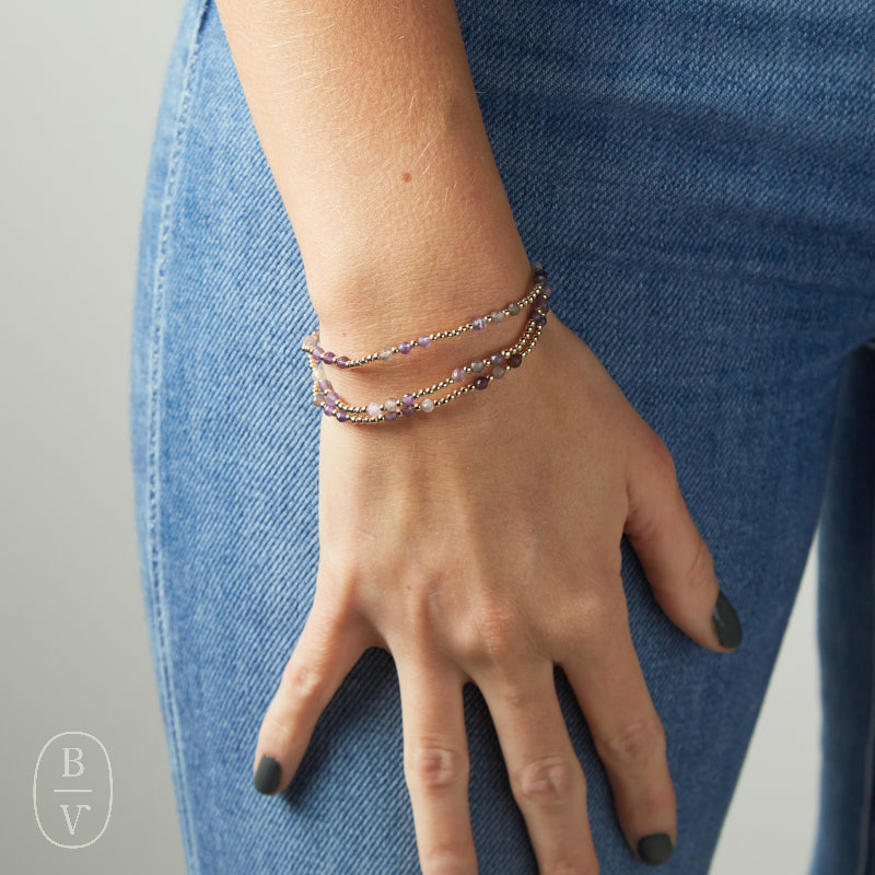 eNewton Design GEMSTONE JOY PATTERN BEAD BRACELET