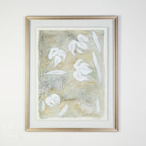 By Lacey FRAMED MIXED MEDIA LILLIES AND FLOWERS 1