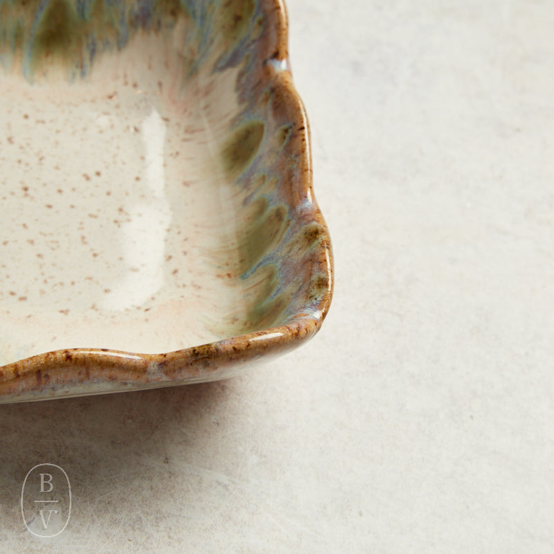 Etta B Pottery FLIRTY EDGE TRAY