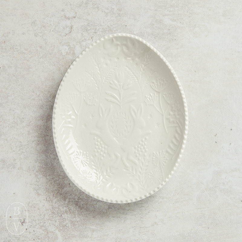 Tableau EGG SHAPED RELIEF PLATE
