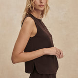 Varley JOSIE BUTTON THROUGH TANK