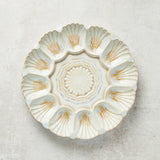 Casafina by Costa Nova CRISTAL APERITIF DISH Mother of Pearl