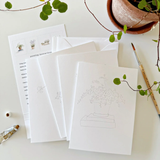 Emily Lex Studio POTTED PLANTS WATERCOLOR NOTECARD SET