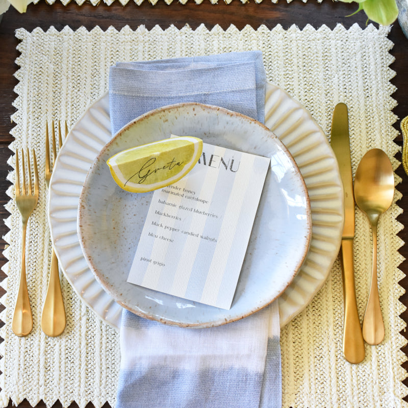 Etta B Pottery FARMHOUSE ROUND SALAD PLATE