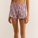 Z Supply SUNNY SIDE FLORAL SHORT Baja Blue