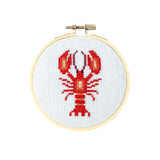 Cotton Clara Craft Kits and Supplies LOBSTER CROSS STITCH KIT