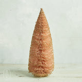 Creative Co-op GLITTER SISAL BOTTLE BRUSH TREE Pink 12