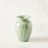 Bloomingville JADE STONEWARE VASE Tapered