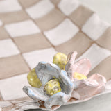 Dixie Pottery BARBARA JEAN 3 FLOWERS TRAY
