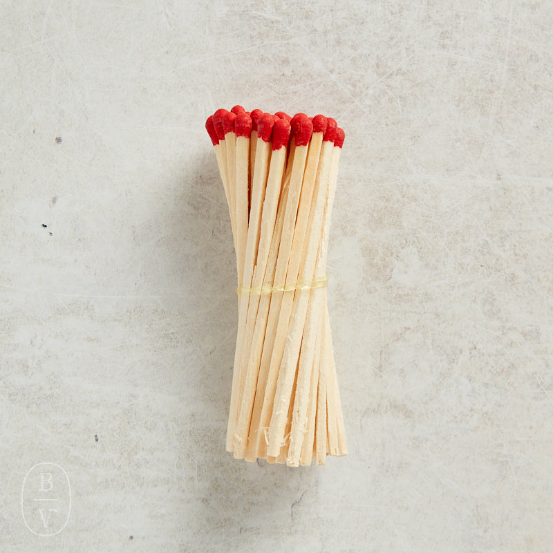 Creative Co-op BRIGHT MULTICOLOR SAFETY MATCHES Red