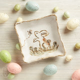 Etta B Pottery HAPPY BUNNY DISH